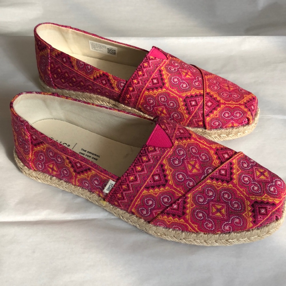 TOMs  Alpargata Rope Espadrilles Women’s Size 8.5